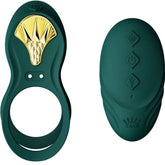 ZALO - BAYEK VIBRATING RING FOR COUPLES GREEN